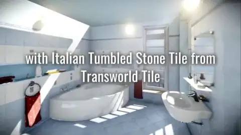 Italian Tumbled Stone from Transworld Tile